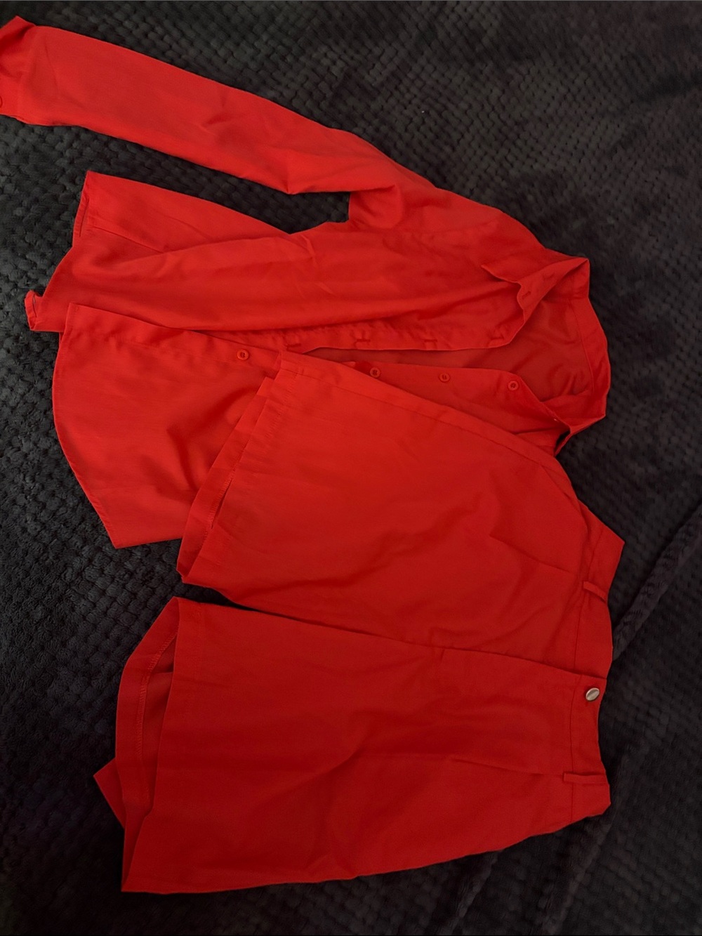 Women’s Red Tailored Shorts - Classic Summer Style